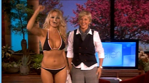 Pic: Pamela Anderson in Ellen: The Ellen DeGeneres Show
