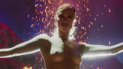 Pic: Elizabeth Berkley in Showgirls