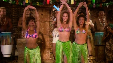 Pic: Elizabeth Berkley in Saved by the Bell: Hawaiian Style