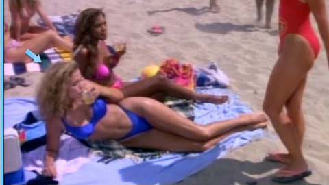 Pic: Elizabeth Berkley in Baywatch