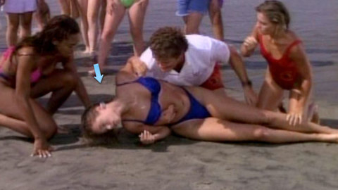 Pic: Elizabeth Berkley in Baywatch