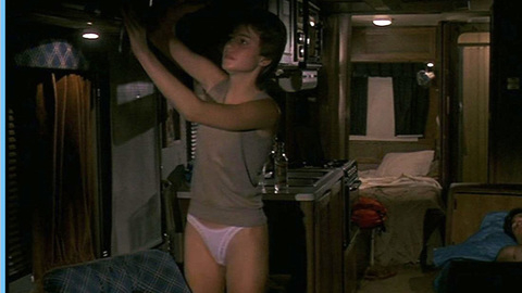 Pic: Josie Bissett in Hitcher in the Dark