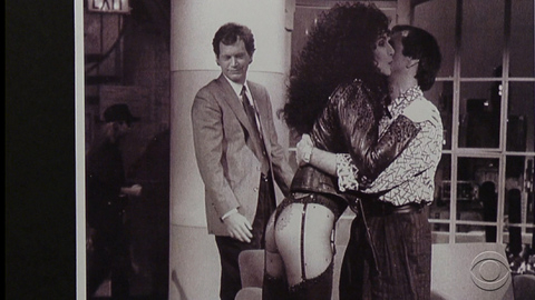 Pic: Cher in Late Show with David Letterman