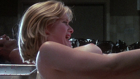 Pic: Barbara Crampton in Re-Animator (1985)