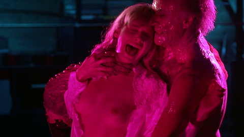 Pic: Barbara Crampton in From Beyond