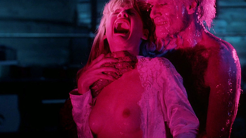 Pic: Barbara Crampton in From Beyond