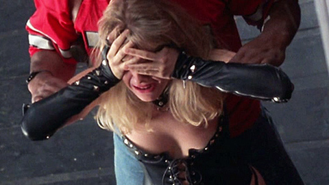 Pic: Barbara Crampton in From Beyond