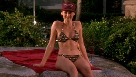 Pic: Olivia d'Abo in Greedy