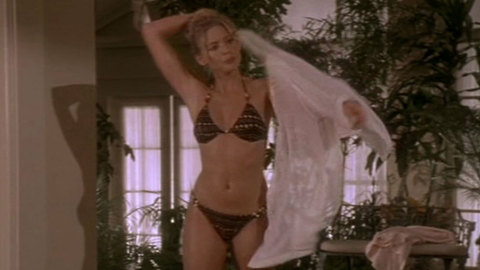 Pic: Olivia d'Abo in Greedy