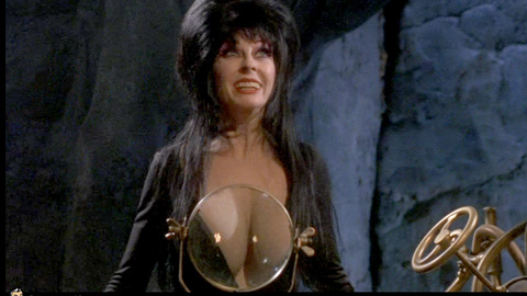 Pic: Cassandra Peterson in Elvira's Haunted Hills