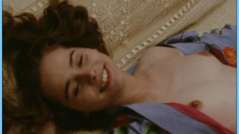 Pic: Tara Fitzgerald in Anglo Saxon Attitudes
