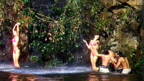 Pic: Kathy Ireland in Danger Island