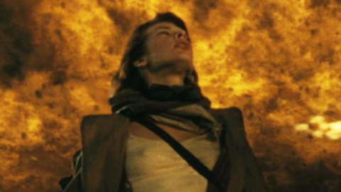 Pic: Milla Jovovich in Resident Evil: Extinction