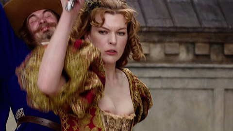 Pic: Milla Jovovich in The Three Musketeers