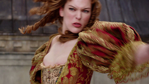Pic: Milla Jovovich in The Three Musketeers