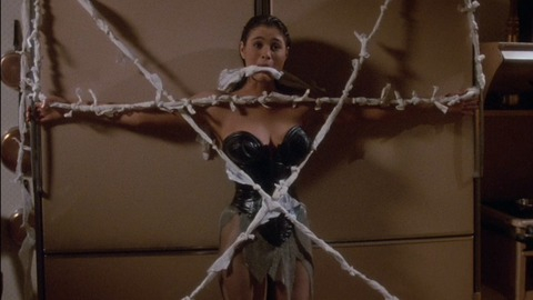 Pic: Charlotte Lewis in The Golden Child (1986)