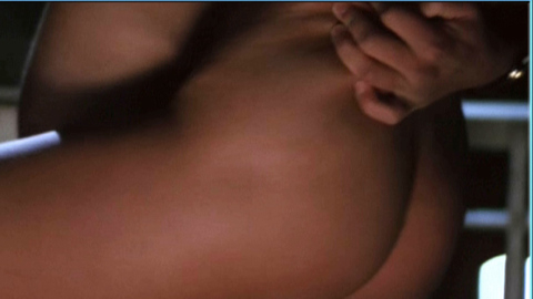 Pic: Rachel Hunter in Two Shades of Blue