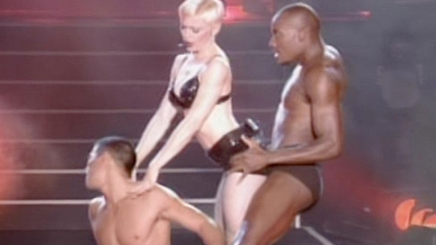 Pic: Madonna in Madonna: The Girlie Show (1993)