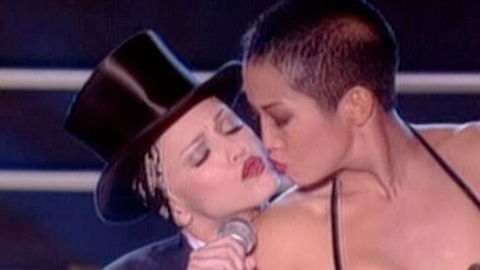 Pic: Madonna in Madonna: The Girlie Show