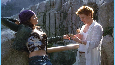 Pic: Dina Meyer in Federal Protection