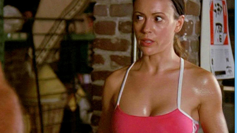 Pic: Alyssa Milano in Charmed