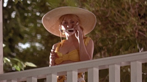 Pic: Jenny Wright in The Lawnmower Man