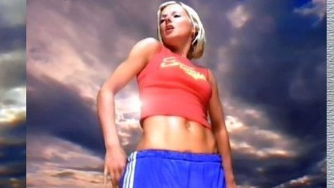 Pic: Geri Halliwell in It's Raining Men (2001)