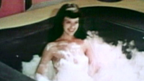 Pic: Bettie Page in Bettie Page: The Girl in the Leopard Print Bikini
