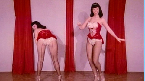Pic: Bettie Page in Bettie Page: The Girl in the Leopard Print Bikini