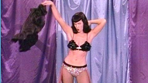 Pic: Bettie Page in Bettie Page: The Girl in the Leopard Print Bikini