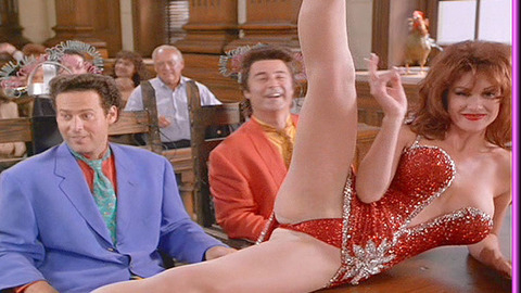 Pic: Debbe Dunning in The Misery Brothers