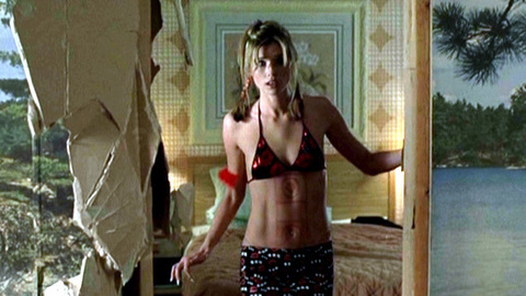 Pic: Polly Shannon in Men with Brooms