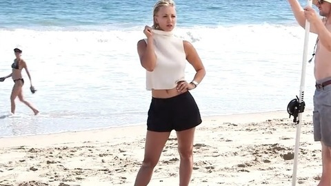 Pic: Kaley Cuoco in Shape Magazine: Behind the Scenes