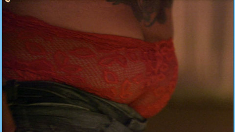 Pic: Kristanna Loken in The L Word