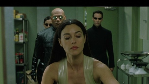 Pic: Monica Bellucci in The Matrix Reloaded