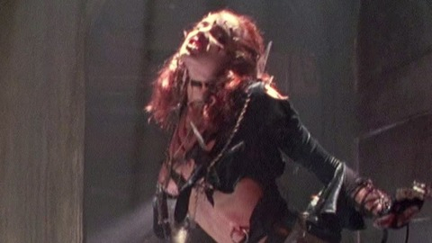 Pic: Melinda Clarke in Return of the Living Dead Part III