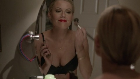 Pic: Kathleen Robertson in Murder in the First