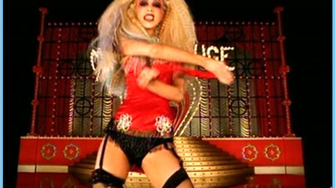 Pic: Christina Aguilera in Lady Marmalade (2001)