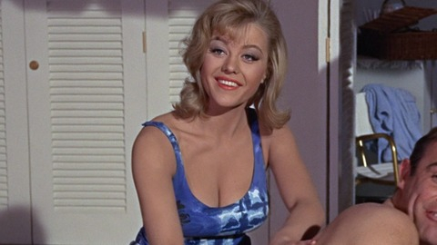 Pic: Margaret Nolan in Goldfinger