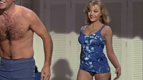 Pic: Margaret Nolan in Goldfinger
