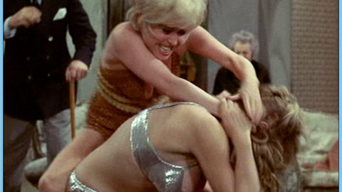 Pic: Margaret Nolan in Carry On Girls