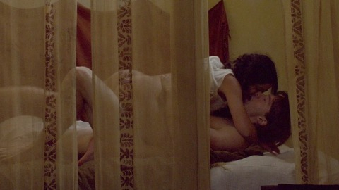 Pic: Emmanuelle Chriqui in The Borgias