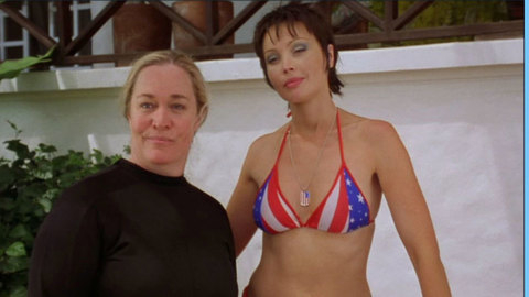 Pic: Kimberley Davies in Death to the Supermodels