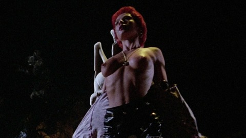 Pic: Linnea Quigley in The Return of the Living Dead