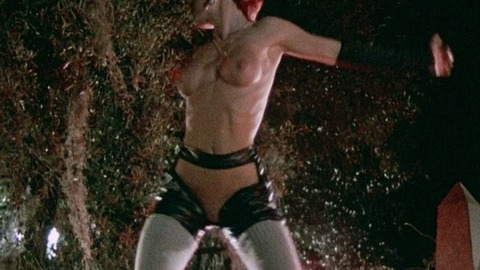 Pic: Linnea Quigley in The Return of the Living Dead
