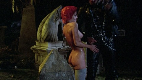 Pic: Linnea Quigley in The Return of the Living Dead