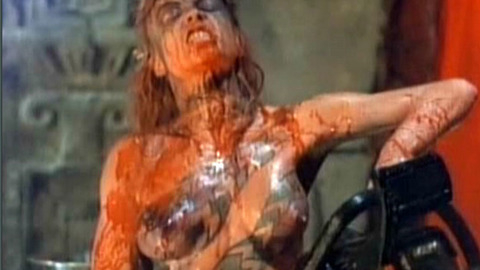 Pic: Linnea Quigley in Hollywood Chainsaw Hookers