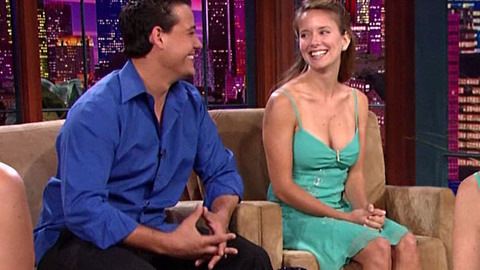 Pic: Amber Brkich in The Tonight Show with Jay Leno