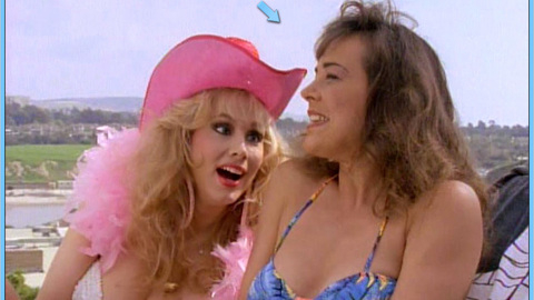 Pic: Michelle Bauer in Heavy Petting Detective