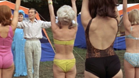 Pic: Barbara Windsor in Carry On Camping
